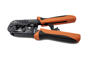 NIKOMAX NMC-5684PT Tool for crimping RJ45 connectors allowing the passage of cable cores