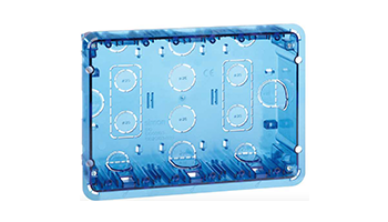 SIMON 51020103-039 Flush-mount wall box for 3 double elements Simon 500 Cima