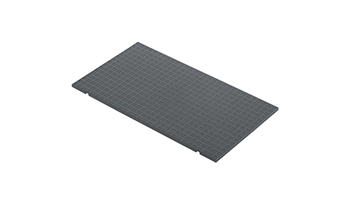 SIMON 52053106-035 Flush-mount trim cover for adjustable floor box or service cover 12 elements grey
