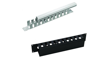 Cable organizer type duct, 1U suitable for 19" cabinets, MR.OKK1U19.01