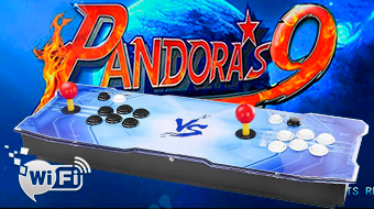 3D Pandora Games Arcade Game Console WiFi Function to Add More Games, Support 3D Games