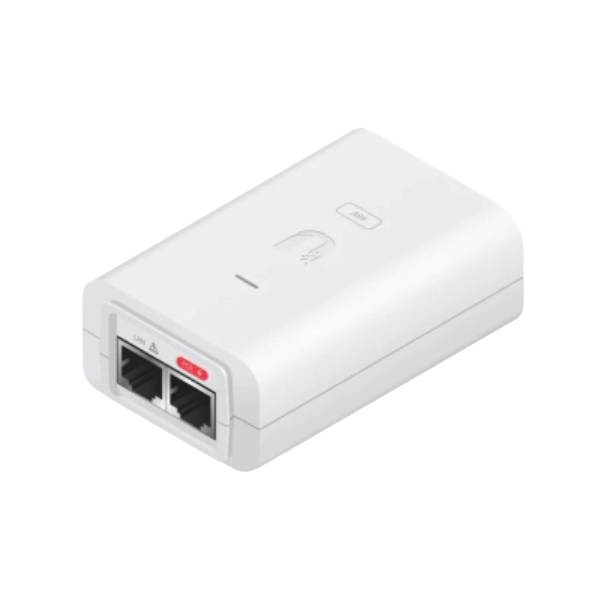 Ubiquiti POE-48-24W-WH 48VDC 24W Gigabit PoE Injector Adapter