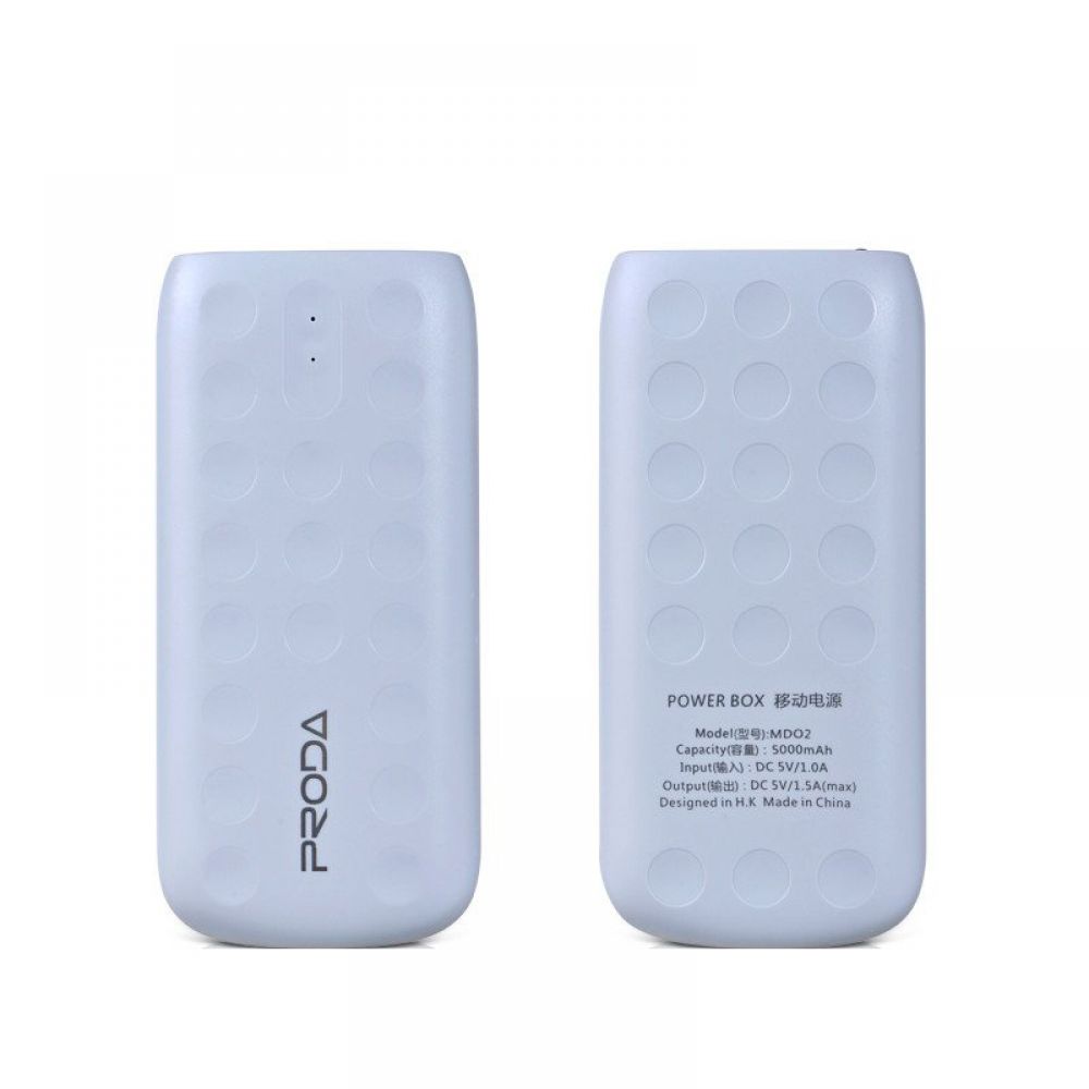 Remax Lovely Power bank,5000mAh, White - 87024