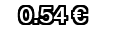 0,54&euro;