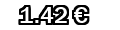 1,42&euro;