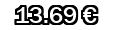 13,69&euro;