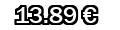 13,89&euro;