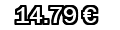 14,79&euro;