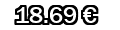 18,69&euro;