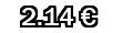 2,14&euro;