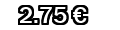 2,75&euro;