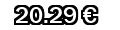 20,29&euro;