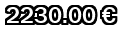 2230,00&euro;