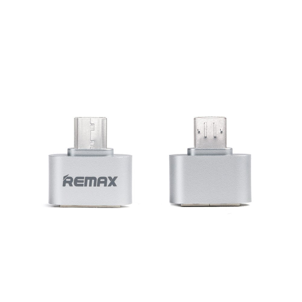 Remax Ldnio Adapter USB - Micro USB, Remax RA-OTG, OTG, Silver - 17162  