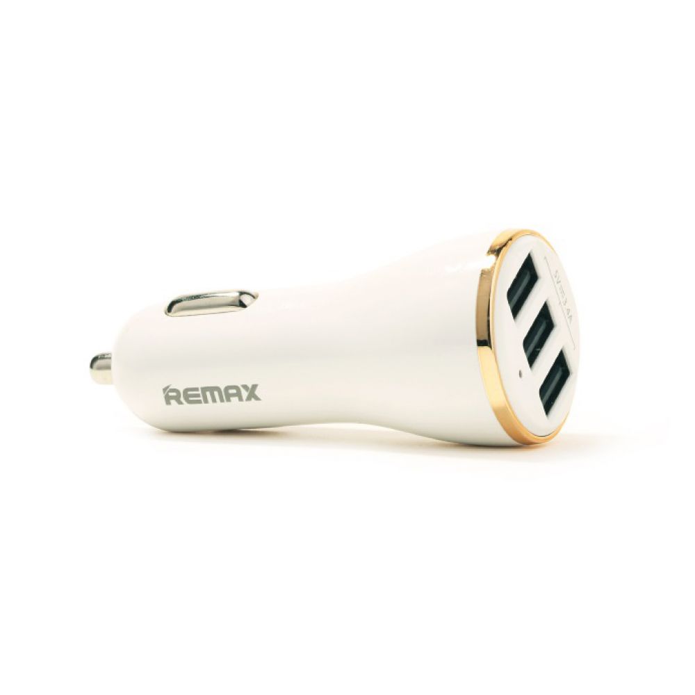 Remax RCC303 5v 3.4A, Universal Car socket charger, 3xUSB, without cable - 14326 