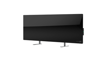 AENO AGH0002S Premium Eco Smart Heater, 700W, Tempered glass, Infrared+convection heating type, Plug