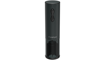 PRESTIGIO PWO101BK_EN Bolsena, Electric wine opener with Prestigio Logo, aerator , vacuum preserver,