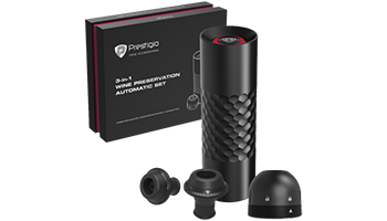 PRESTIGIO PWA103APSRB Electric Vacuum Wine Stopper with 2 stoppers