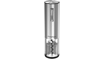 PRESTIGIO PWO103SL_EN Nemi, Electric wine opener, aerator, vacuum preserver, Silver color
