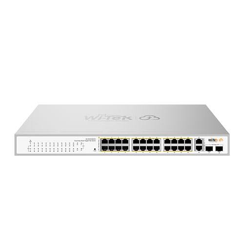 Wi-Tek WI-PCES328GFH28 Port Gigabit Cloud Easy Smart PoE Switch