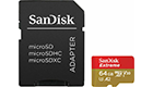 SANDISK SDSQXAH-064G-GN6MA Extreme microSDXC 64GB + SD Adapter