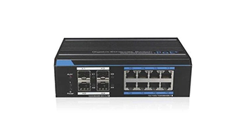 Utepo UTP7308GE-POE Industrial 8-Port Gigabit PoE+ 4-Port Gigabit SFP L2 Managed Ethernet Switch 