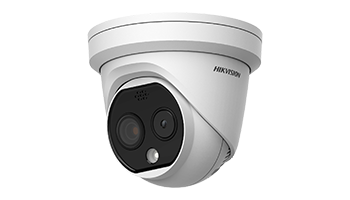 HIKVISION DS-2TD1217-(2/3/6)/QA Thermal & Optical Bi-Spectrum Network Turret Camera