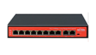 WI-TEK WI-PS210H 10 PORTS, POE+ (8+2) FAST ETHERNET SWITCH