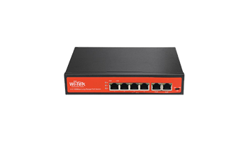 WI-TEK WI-PS205 250m Long Range CCTV PoE Switch