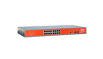 WI-TEK WI-PMS318GF 16xGigabit, 16xPassive PoE 24V, 2xSFP, Managed, RackMount, 350W