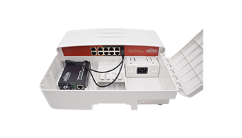 WI-TEK WI-PS210G-O Outdoor Weatherproof PoE Switch (6FE+2GE)PoE+2GE ports
