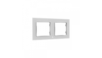 Shelly Wall Frame 2 - White White Wall Switch for Smart Relays