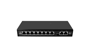 GVS CLX-POE9010-FB 8 + 2 uplink port switch