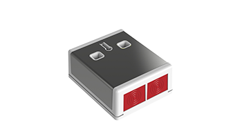 CRQ PADP3/WH Double Push DP3 Hold Up Device Black White