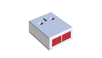 CRQ PADP3/WH Double Push DP3 Hold Up Device White