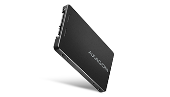 AXAGON RSS-M2B Internal 2.5" box with SATA interface for M.2 SATA SSD disks. Black.