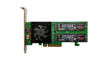 DELL EMC SSD7202-14 2xM.2 NVMe PCIe 3.0 x8 Controller Card