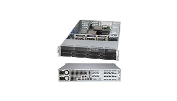 SUPERMICRO SC825TQ-R500WB server chassis Rackmount 2U w/ 500W Redundant 80 Plus Platinum Level 