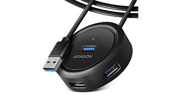AXAGON HUE-P1AL Universal four-port USB 3.2 Gen 1 hub