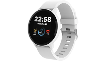 CANYON CNS-SW63SW Lollypop SW-63 Smart watch IP68 waterproof Silver white