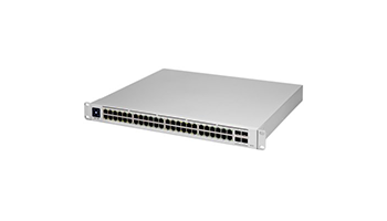 UBIQUITI USW-PRO-48-POE-EU 48Port Gigabit Switch with 802.3bt PoE, Layer3 Features and SFP+