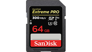 SANDISK SDSQXCU-064G-GN6MA Extreme PRO microSDXC 64GB + SD Adapter
