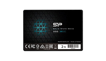 SILICON POWER SP002TBSS3A55S25 A55 2TB SSD, 2.5" SATA III, Read/Write: 560 / 530 MB/s