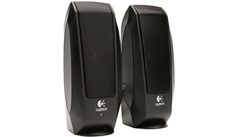 LOGITECH 980-000010 S120 Stereo Speakers - BLACK - 3.5 MM - B2B