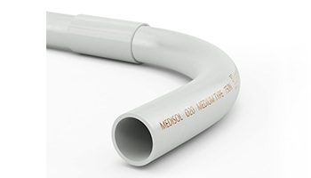 MEDISOL BEND L-connection for corrugated and rigid pipes MEDIFLEX and MEDISOL Ø40, MEDISOL BEND Φ40