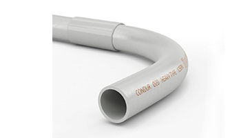 CONDUR BEND L-connection for corrugated and rigid pipes CONFLEX and CONDUR Ø40, CONDUR BEND Ф40