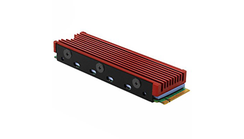 AXAGON CLR-M2FAN CLR-M2FAN active fan - M.2 SSD, 80mm SSD, copper body, silicone thermal pads, heigh