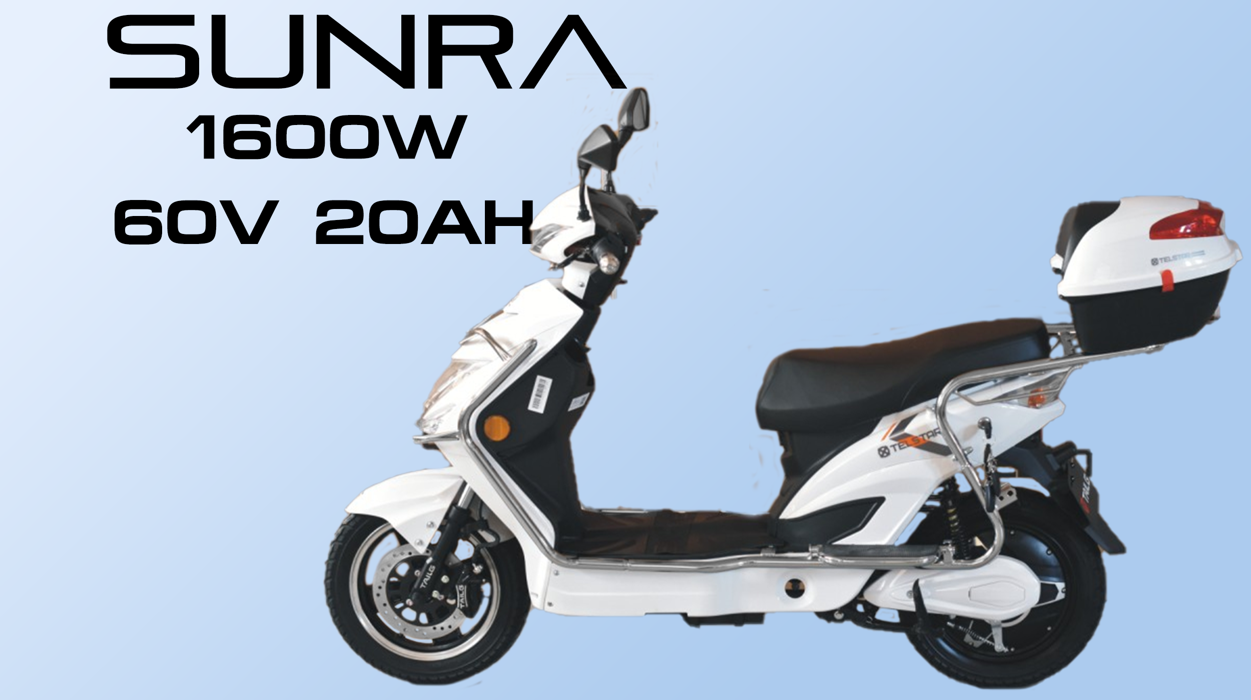 Electric scooter  SUNRA 1600W 60V 20AH