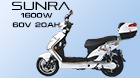 Electric scooter  SUNRA 1600W 60V 20AH