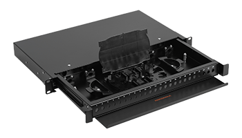 NIKOMAX NMF-RP24FC-TS P-1U-BK Rack Mount Fiber Distribution Unit (FDU)